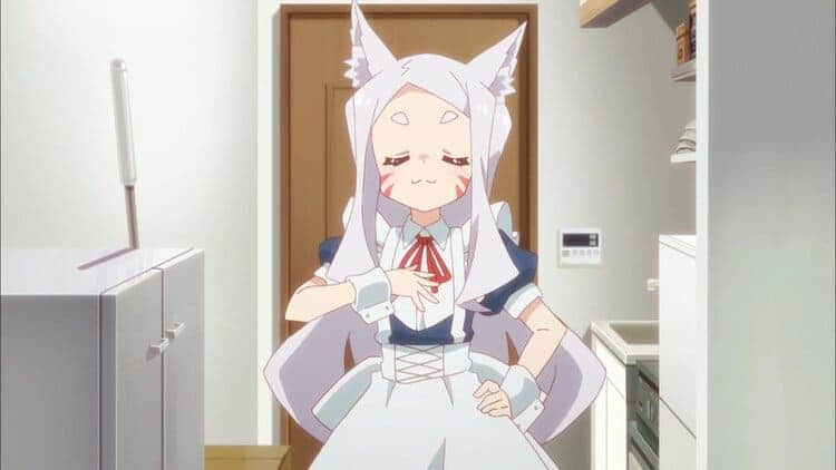 Shiro - white haired anime girl