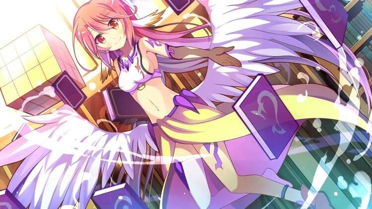 Jibril - anime girl with wings