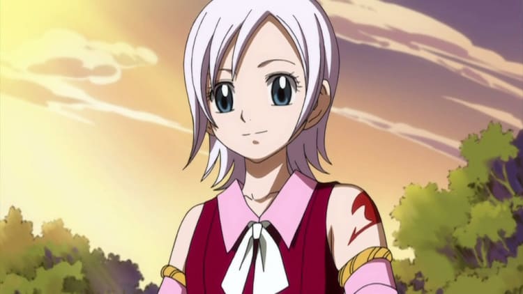 Lisanna - anime girl with white hair