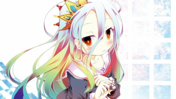 Shiro From No Game No Life - anime girl with white hair