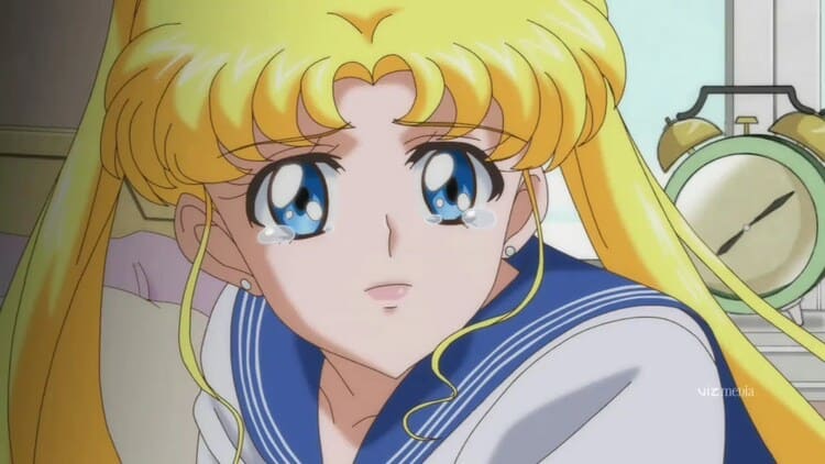 Usagi Tsukino - Blonde Anime Girl Crying 