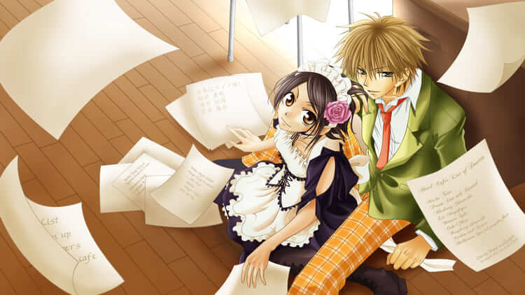 Kaichou wa Maid-Sama anime where two enemies fall in love