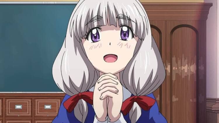 Kiriko Shikishima - white hair anime girl