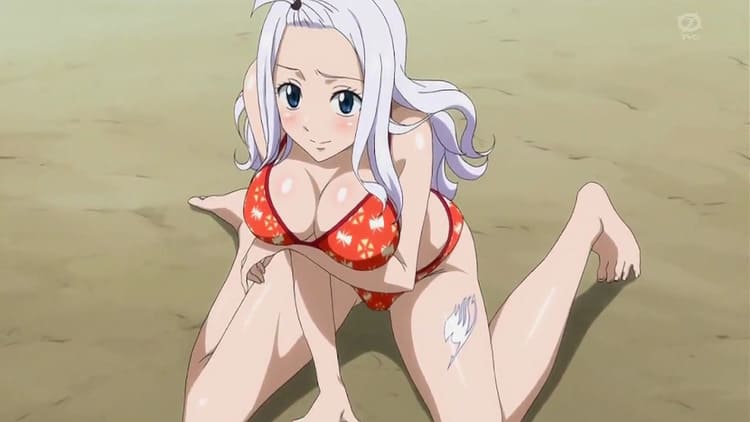 Mirajane Strauss - white hair anime girl