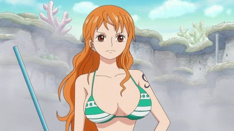 Nami from One Piece - sexy busty anime girls