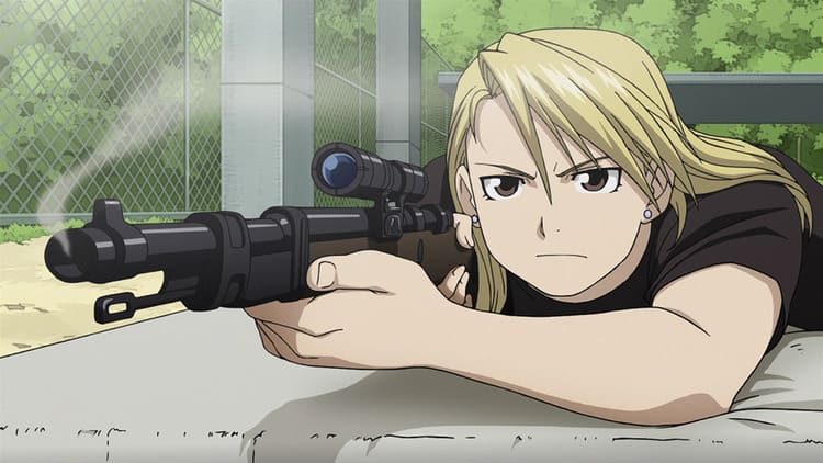 Riza Hawkeye - Anime Girl With Gun